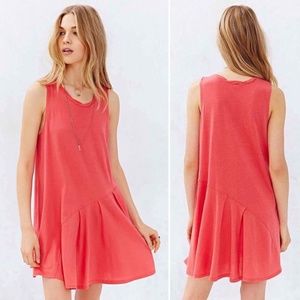Project Social T Coral Muscle Tee Dress, S